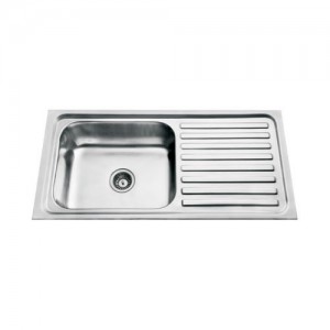 Jayden 1200x500 Single Bowl Tap Landing with Left Drain Board Sink