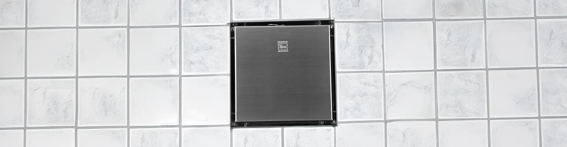 Magnum Square Marble Insert Shower Channel