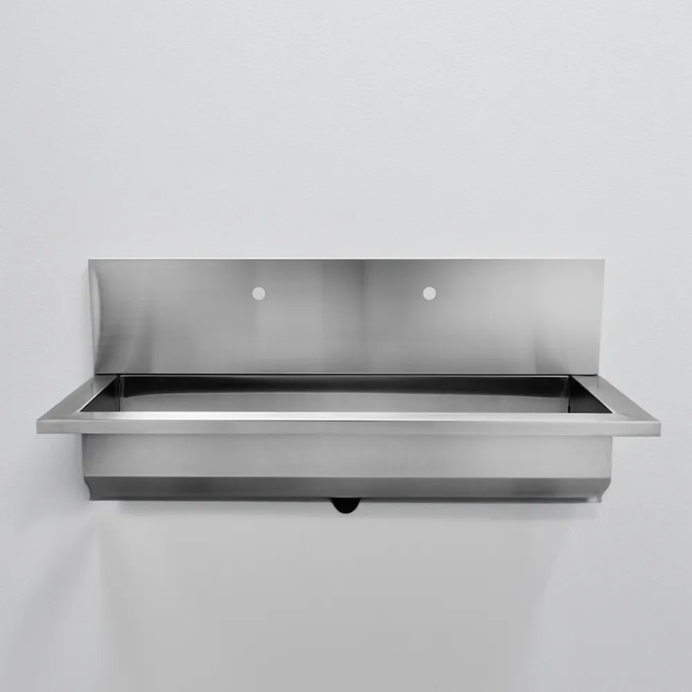 Hand Wash Trough With Splashback